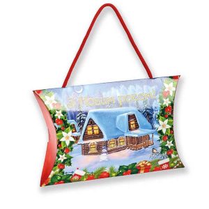 новогодний подарок сумочка с конфетами